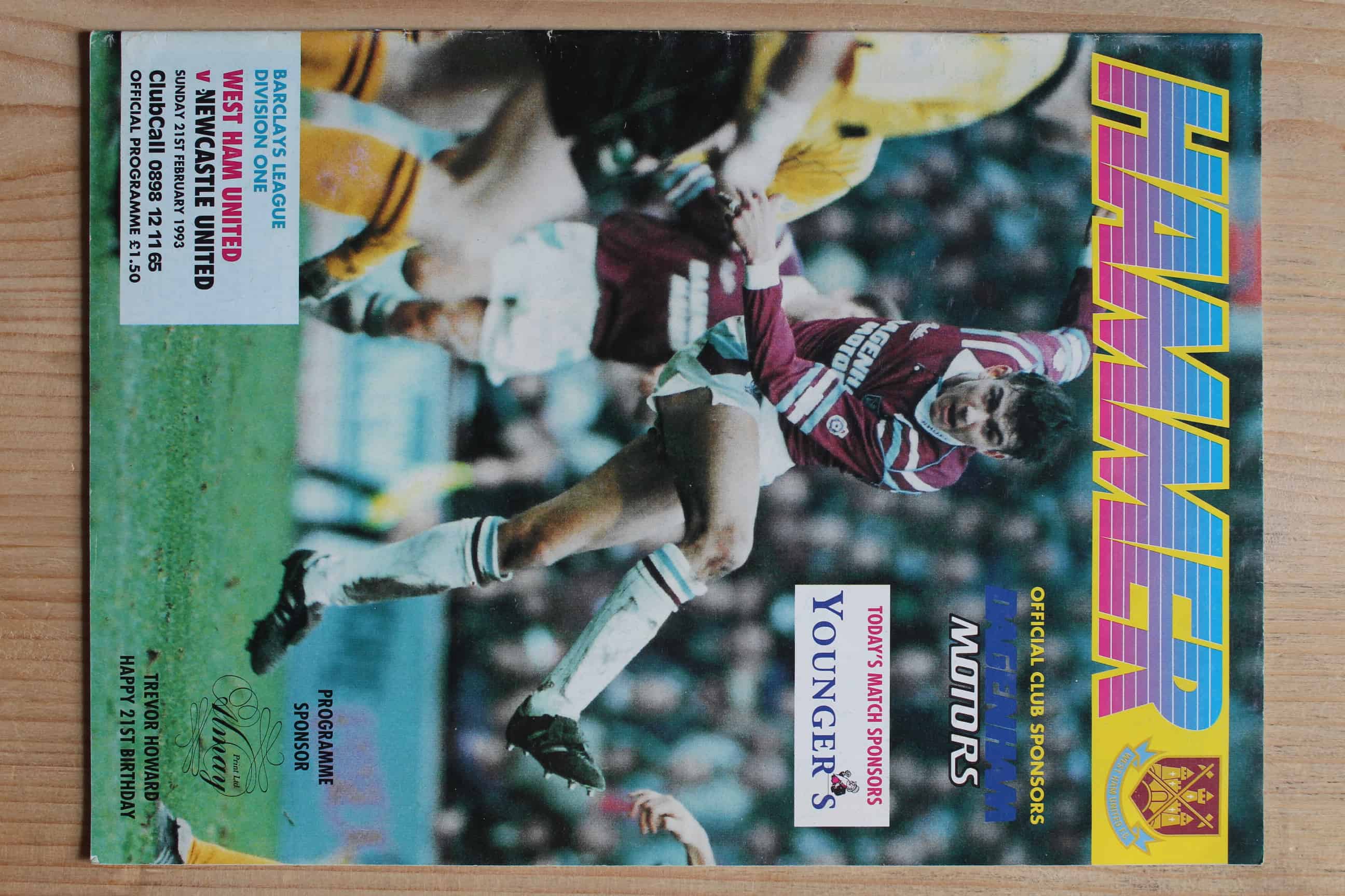 West Ham United FC v Newcastle United FC